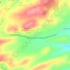 Mapa topográfico Uleilas Bajas, altitud, relieve