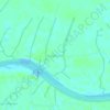 Mapa topográfico Sungai Luar, altitud, relieve