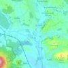 Mapa topográfico Kaibitz, altitud, relieve