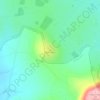 Mapa topográfico Knockadea, altitud, relieve