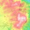 Mapa topográfico Chicamen, altitud, relieve
