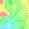 Mapa topográfico La Aurora, altitud, relieve