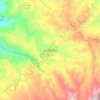 Mapa topográfico la chorrera del Guilque, altitud, relieve