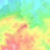Mapa topográfico Gunung Jati, altitud, relieve