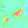 Mapa topográfico قارات قصور العرب, altitud, relieve