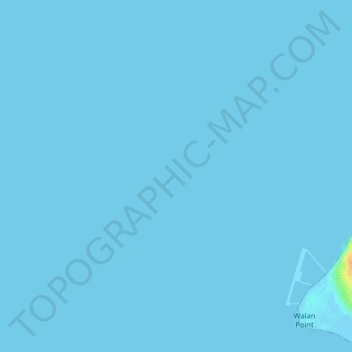 Mapa topográfico Port Townsend, altitud, relieve