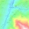 Mapa topográfico Runtu, altitud, relieve