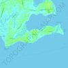 Mapa topográfico Fenwood, altitud, relieve