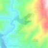 Mapa topográfico Muíño do Miedo, altitud, relieve