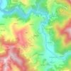 Mapa topográfico dharkot, altitud, relieve