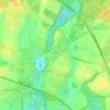 Mapa topográfico Mühlenbeck, altitud, relieve