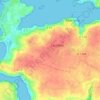 Mapa topográfico Keruhelgwenn, altitud, relieve