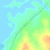 Mapa topográfico Piquiri, altitud, relieve