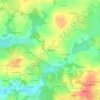 Mapa topográfico Le Bas Tesdan, altitud, relieve