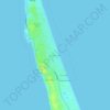 Mapa topográfico Ocean Dunes, altitud, relieve