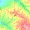 Mapa topográfico Urbanización Valcarillo, altitud, relieve