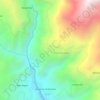 Mapa topográfico Choccacancha, altitud, relieve