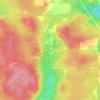 Mapa topográfico Meteor, altitud, relieve