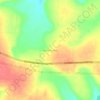 Mapa topográfico Che'iro Ára Poty, altitud, relieve