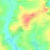 Mapa topográfico Ty Moter Vraz, altitud, relieve