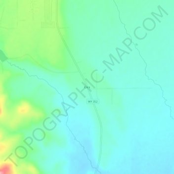 Mapa topográfico Cora, altitud, relieve
