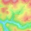 Mapa topográfico Wérimont, altitud, relieve