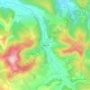 Mapa topográfico Seigneurix, altitud, relieve