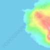Mapa topográfico Crohy Head Sea Arch, altitud, relieve