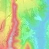 Mapa topográfico Garcinnière, altitud, relieve