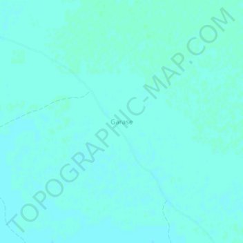 Mapa topográfico Garase, altitud, relieve