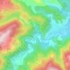 Mapa topográfico La Palme, altitud, relieve