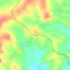 Mapa topográfico Agbani, altitud, relieve