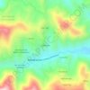 Mapa topográfico Ixtlahuaca, altitud, relieve
