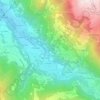 Mapa topográfico Planchamp, altitud, relieve