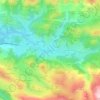 Mapa topográfico Benia de Onís, altitud, relieve