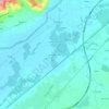 Mapa topográfico Bringues-Nord, altitud, relieve