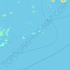Mapa topográfico Nusa Islands, altitud, relieve