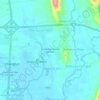 Mapa topográfico Kampung Lembah Keriang, altitud, relieve