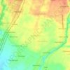 Mapa topográfico Sutojayan, altitud, relieve