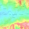 Mapa topográfico Kadupandak, altitud, relieve