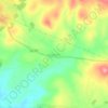 Mapa topográfico Chapada, altitud, relieve