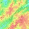 Mapa topográfico Univeter, altitud, relieve