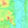 Mapa topográfico Callow End, altitud, relieve