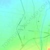Mapa topográfico Quines, altitud, relieve