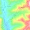 Mapa topográfico Samanga, altitud, relieve