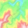 Mapa topográfico Yoloctzin, altitud, relieve