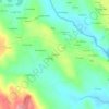 Mapa topográfico O Cordal, altitud, relieve