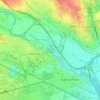 Mapa topográfico Molí del Roll de Faitanar, altitud, relieve