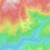Mapa topográfico Ermida, altitud, relieve