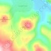Mapa topográfico Bláhnúkur, altitud, relieve